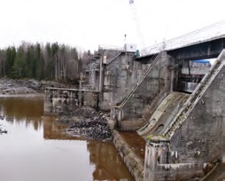 Беломорско-балтийский канал. Плотины №25 и №27