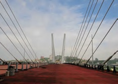 Мостовой переход через бухту Золотой Рог, г. Владивосток